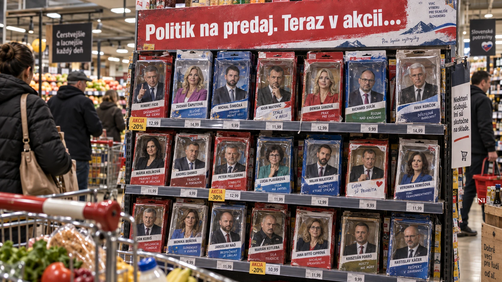 Politik na predaj. Teraz v akcii…